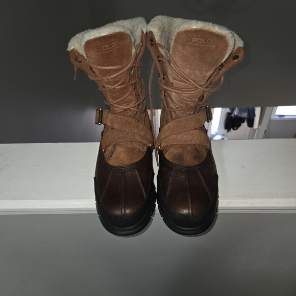 Polo Ralph Lauren Shearling Boots - Picture 3 of 4